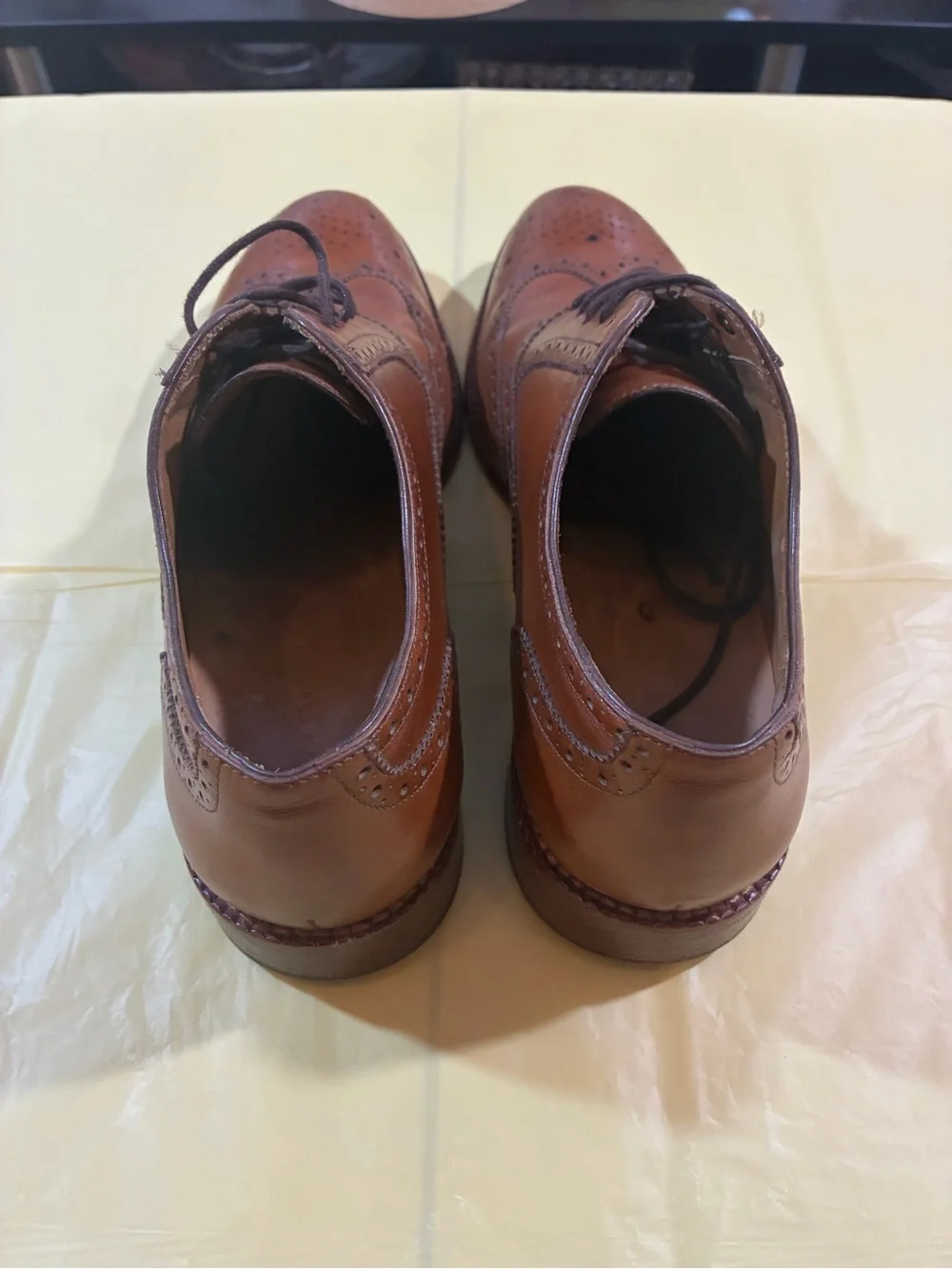 Beckett Simonon Tan Leather Wingtip Oxfords A2